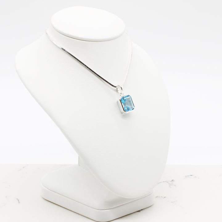 Blue Topaz Pendant