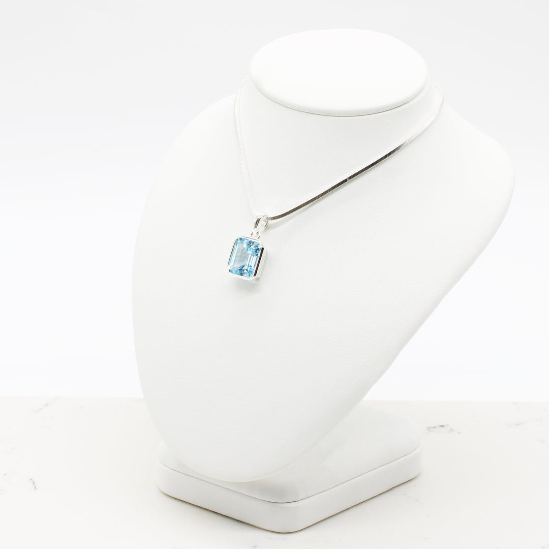 Blue Topaz Pendant