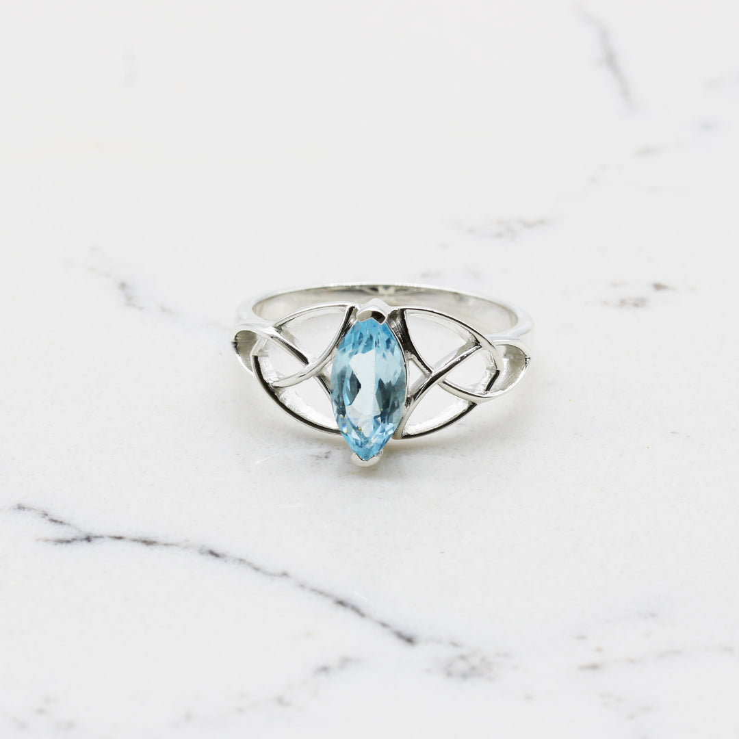 Blue Topaz Ring