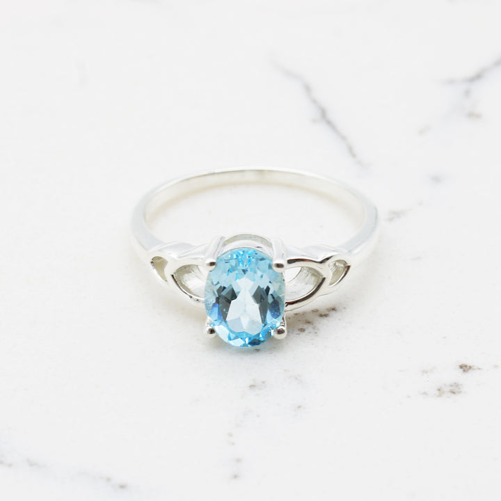 Blue Topaz Ring