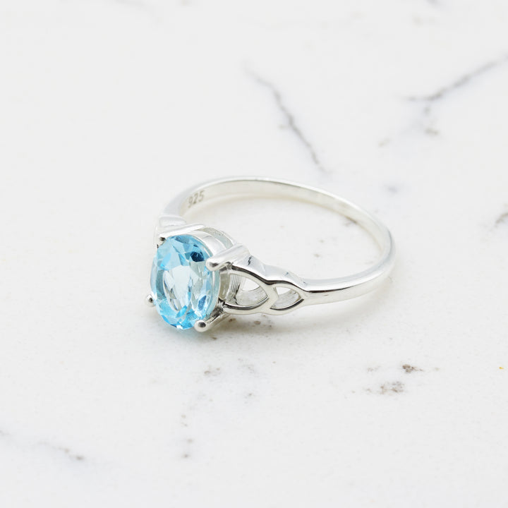 Blue Topaz Ring