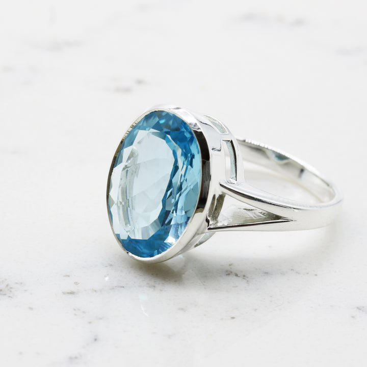 Blue Topaz Ring