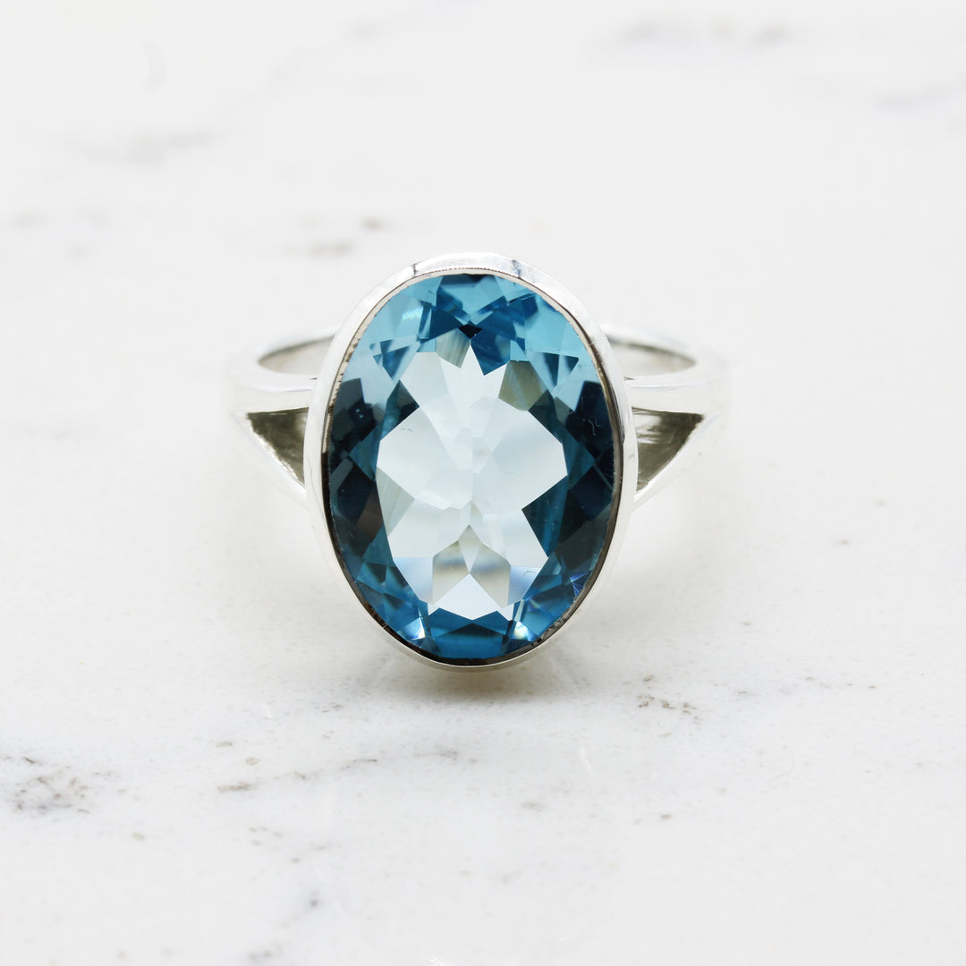 Blue Topaz Ring