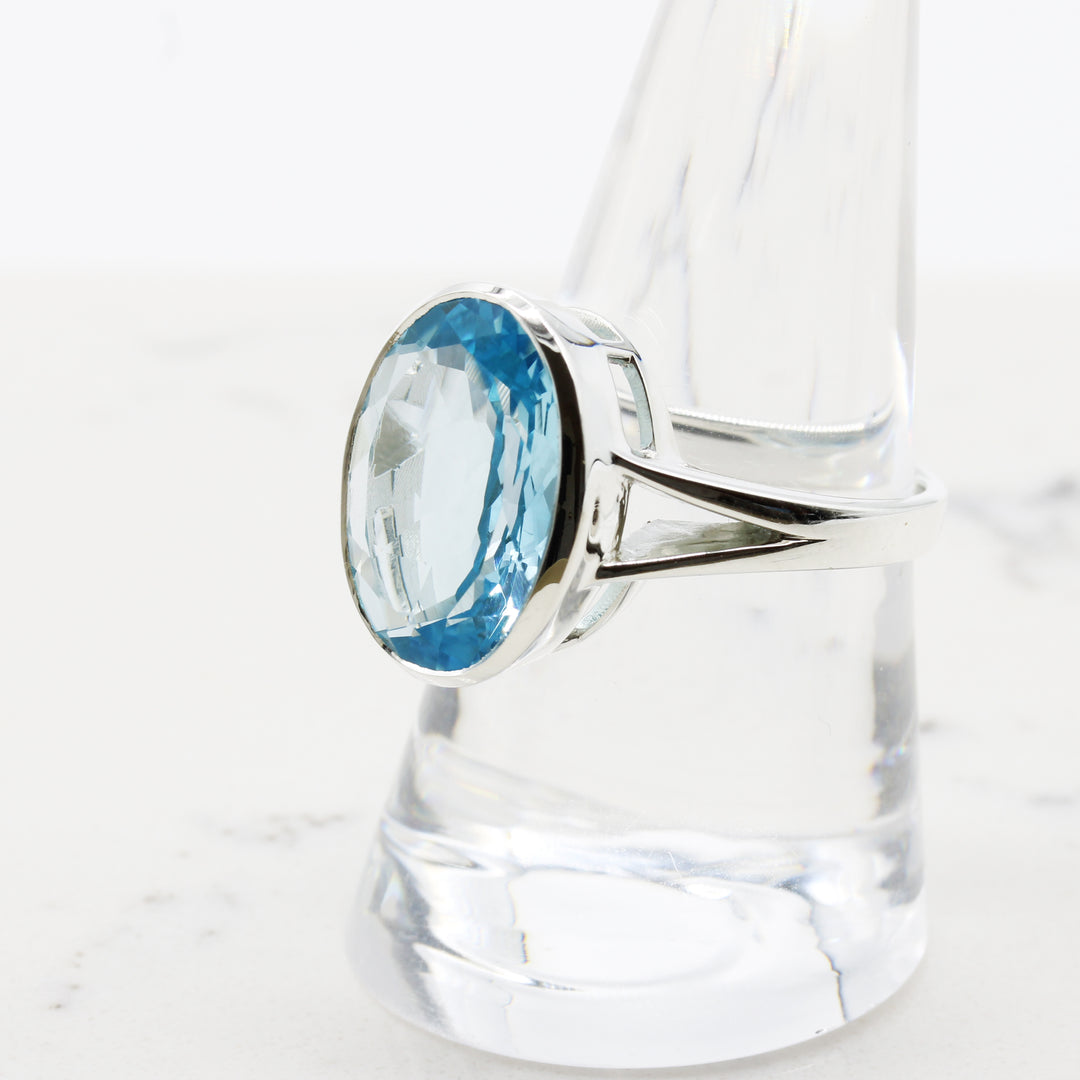 Blue Topaz Ring