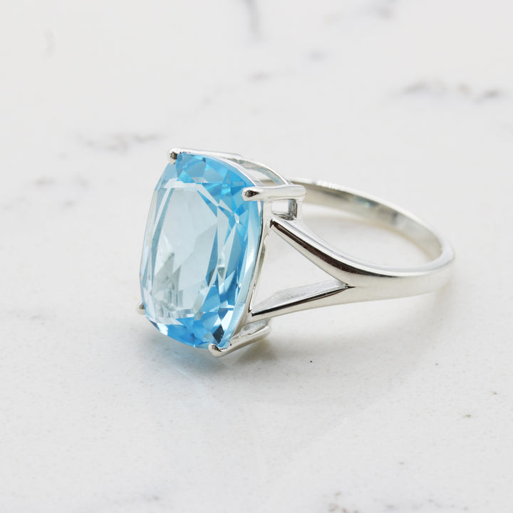 Blue Topaz Ring