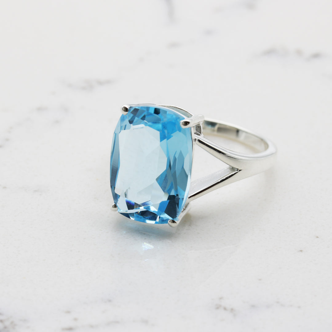 Blue Topaz Ring