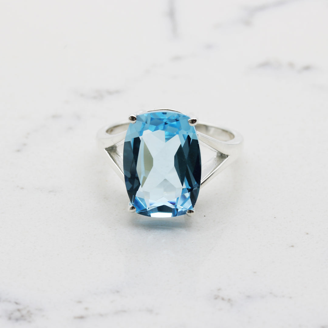 Blue Topaz Ring