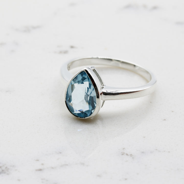 Blue Topaz Ring