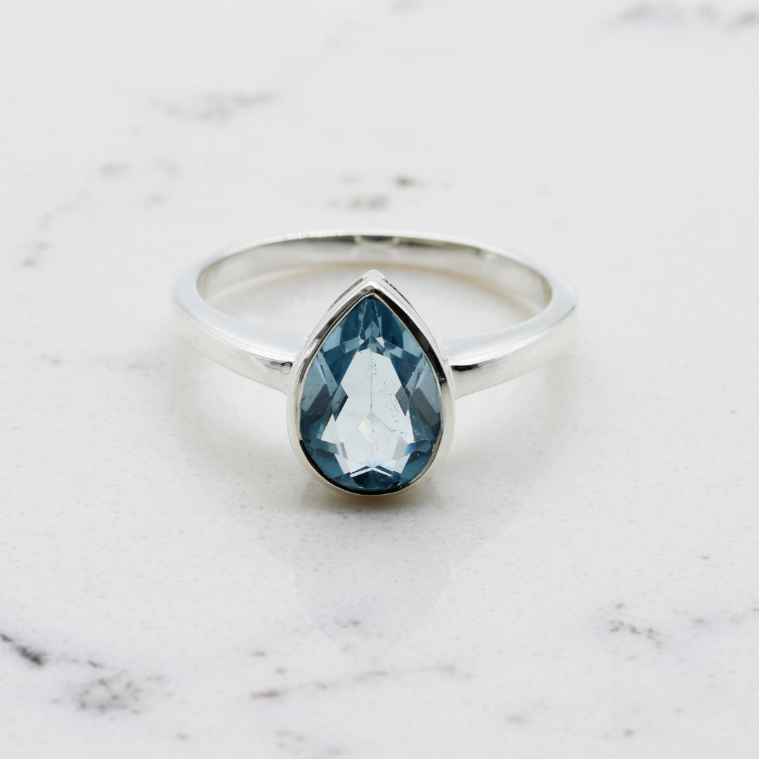 Blue Topaz Ring