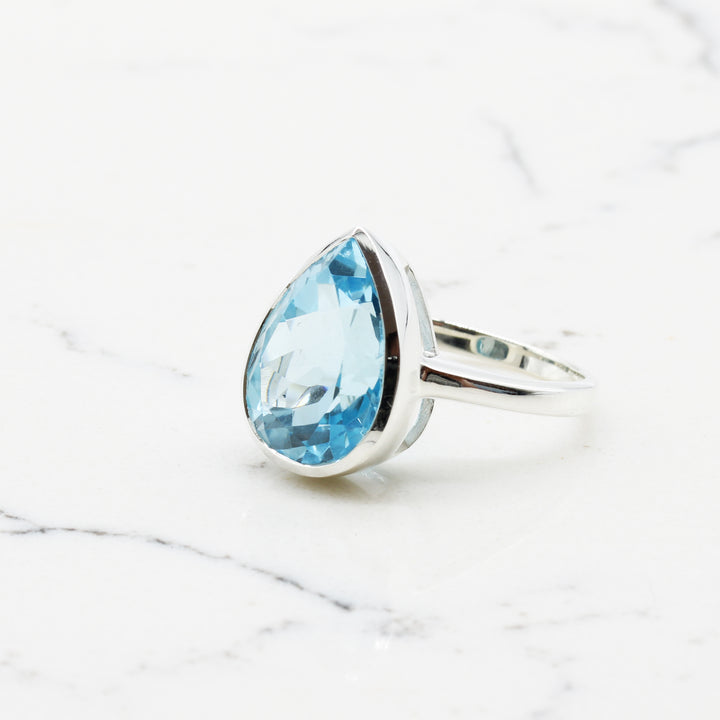 Blue Topaz Ring