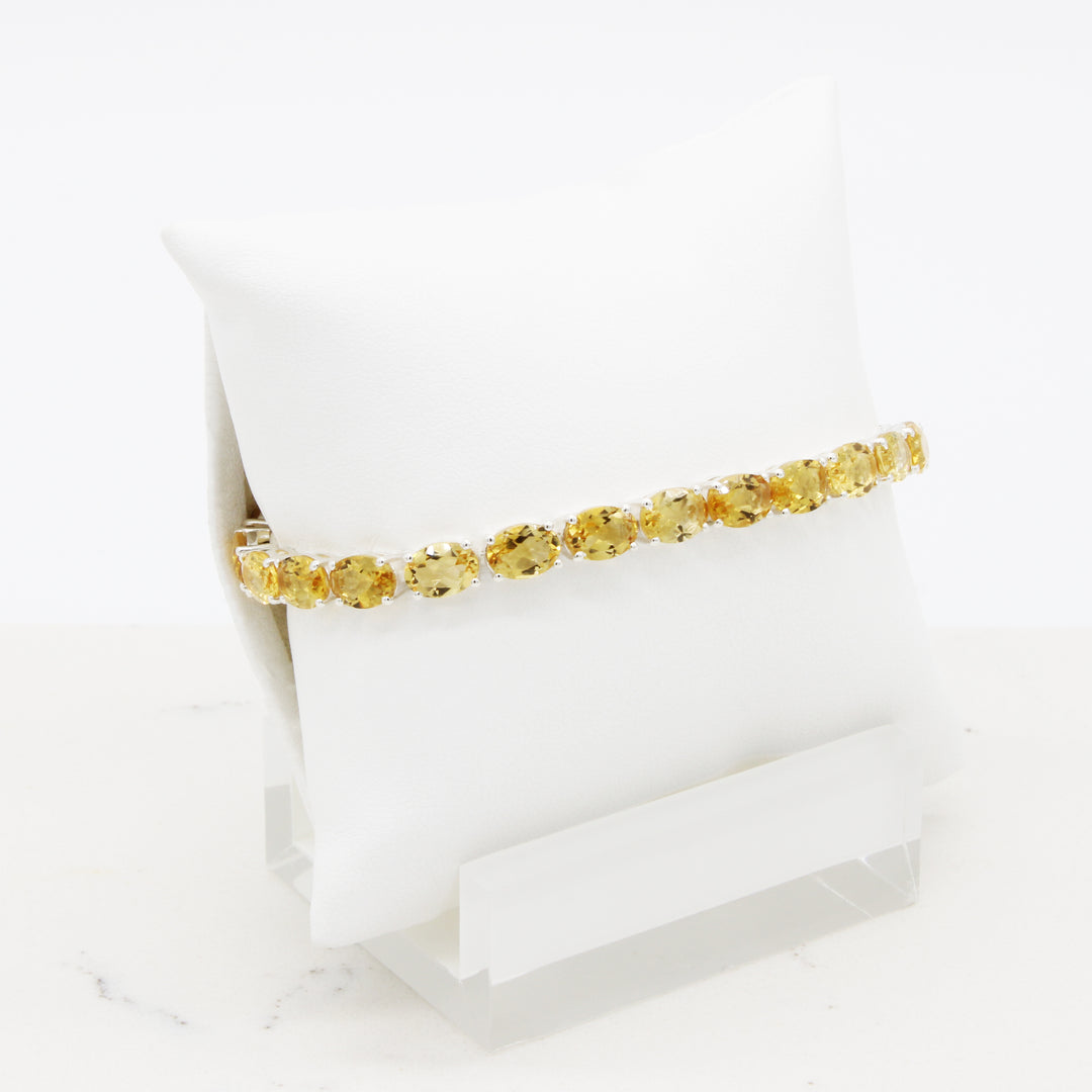 Citrine Tennis Bracelet