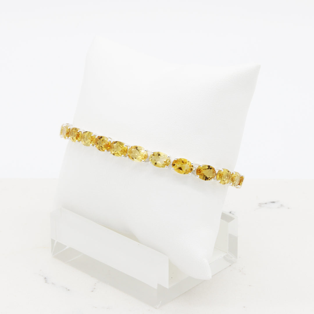 Citrine Tennis Bracelet