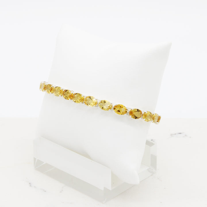 Citrine Tennis Bracelet