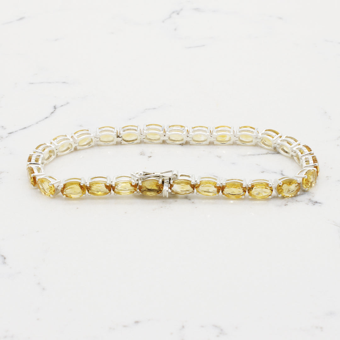 Citrine Tennis Bracelet