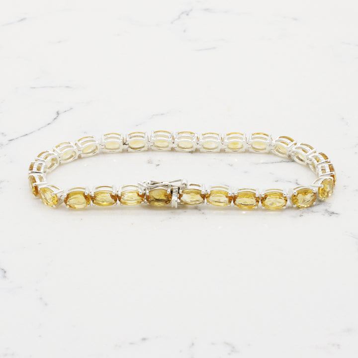 Citrine Tennis Bracelet