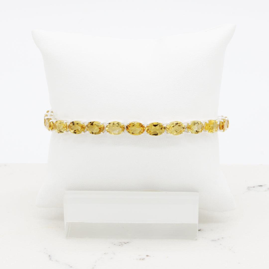 Citrine Tennis Bracelet