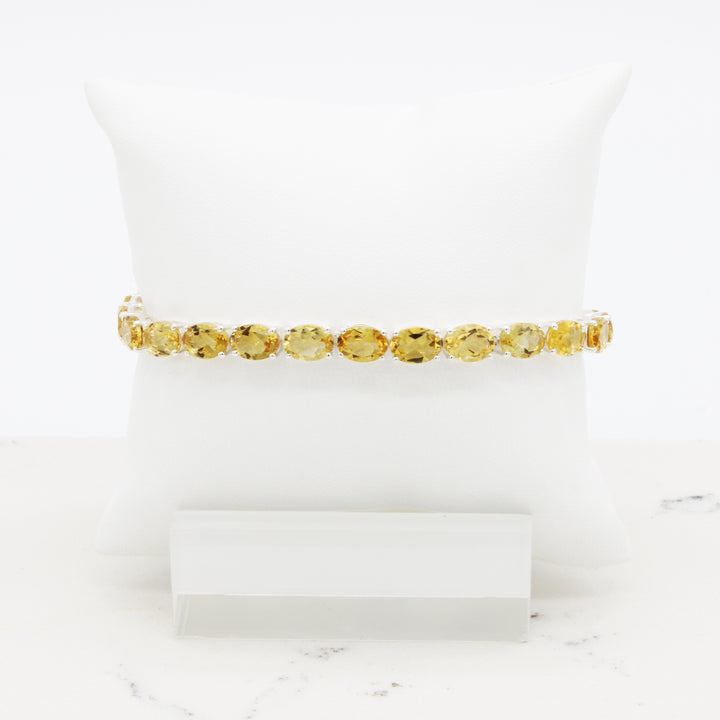 Citrine Tennis Bracelet