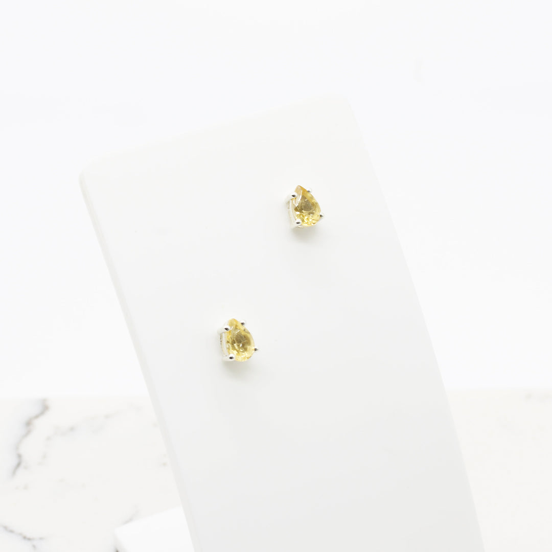 Citrine Stud Earrings