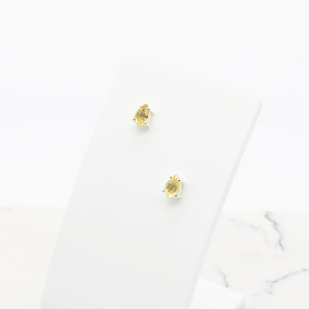 Citrine Stud Earrings