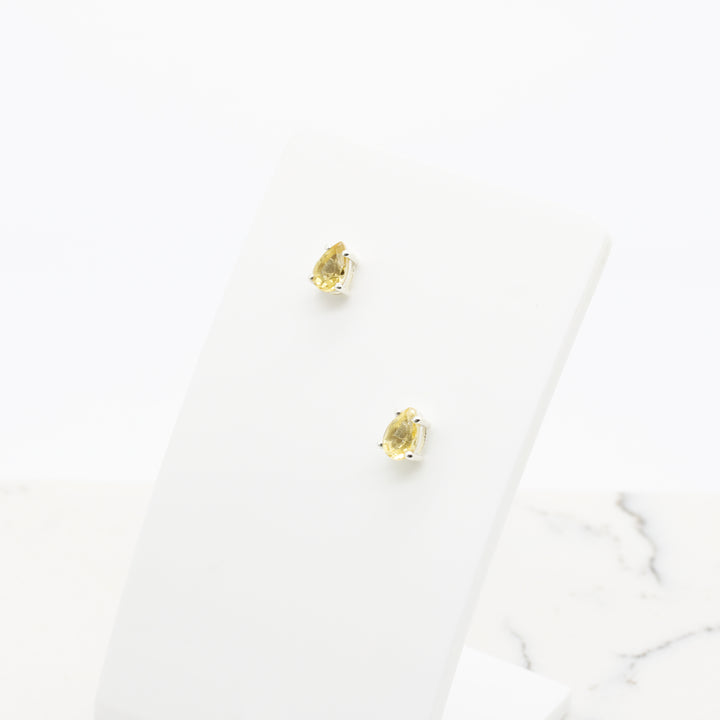 Citrine Stud Earrings