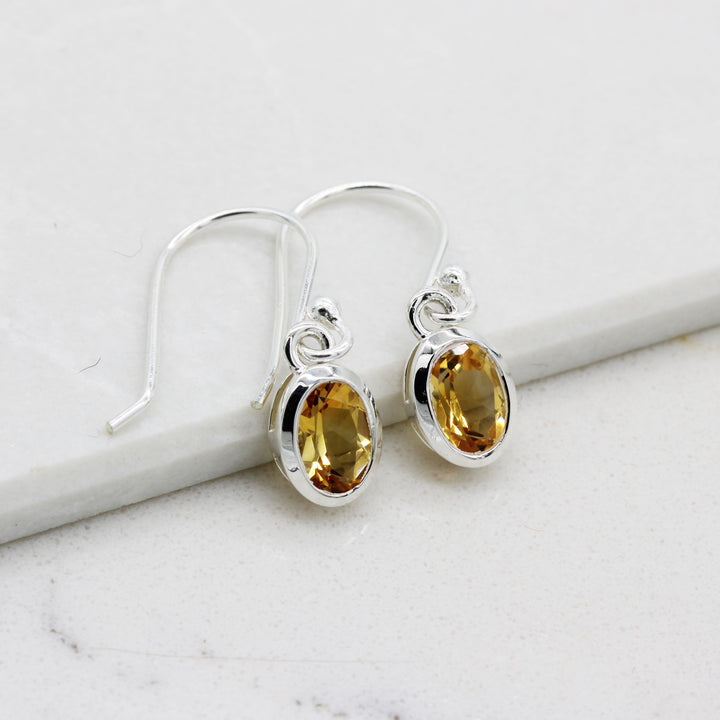 Citrine Drop Earrings