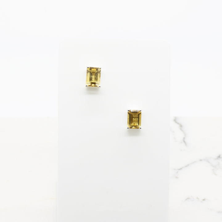 Citrine Stud Earrings