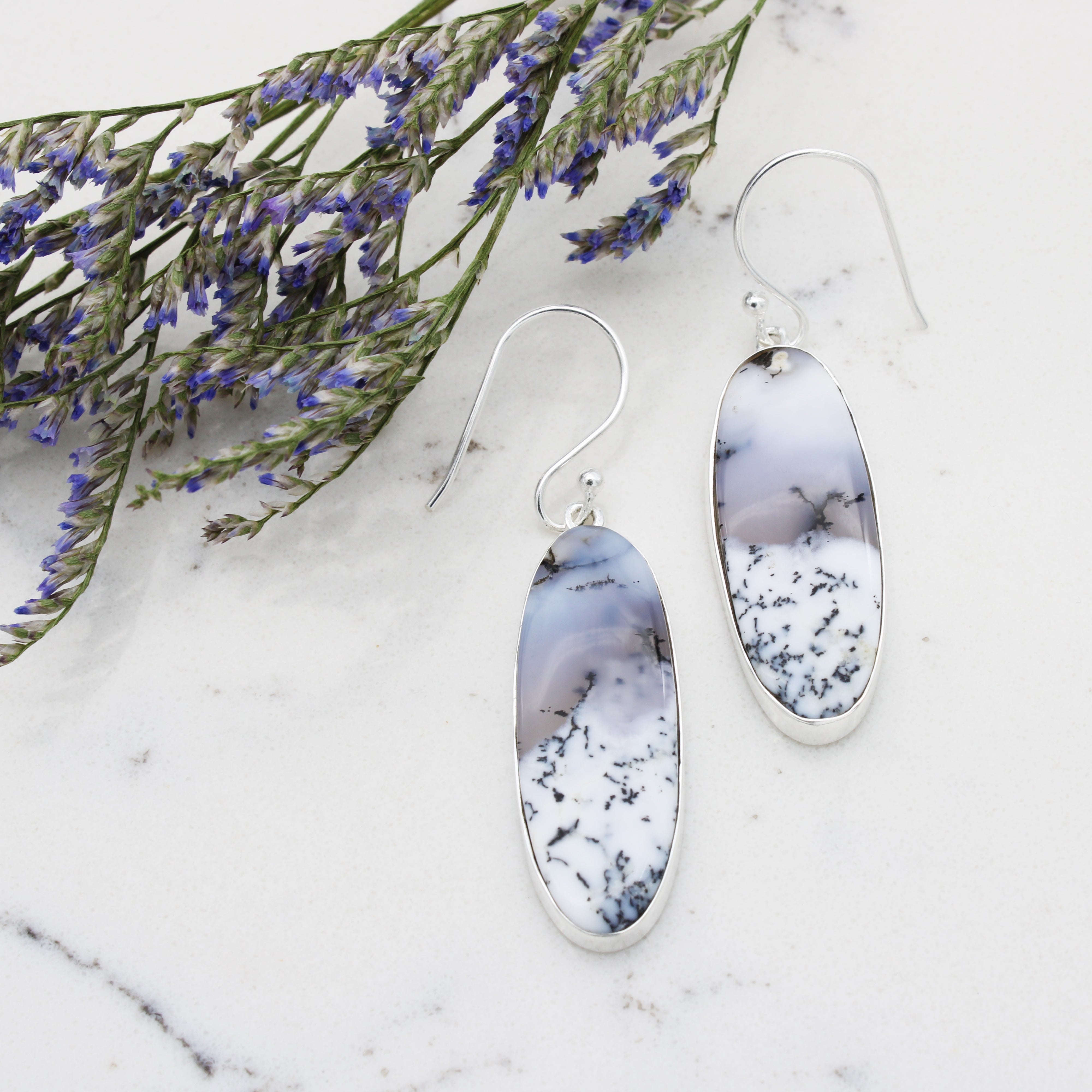 Dendritic retailer Opal Earrings