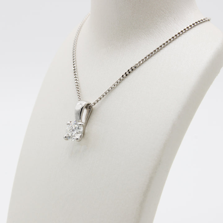 0.23ct Diamond Solitare Necklace