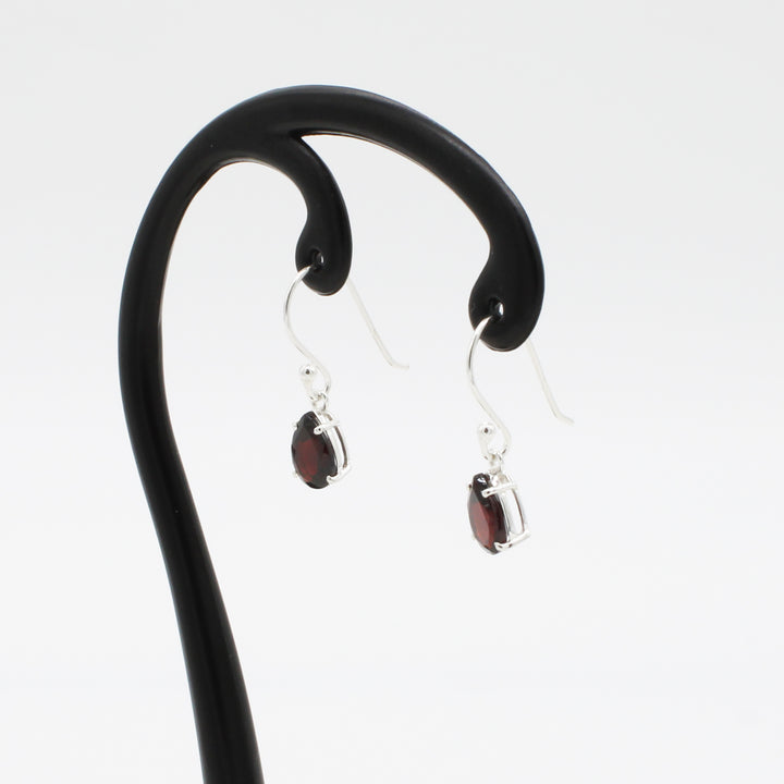 Garnet Drop Earrings