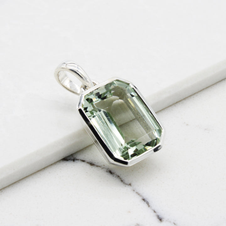 Green Amethyst Pendant