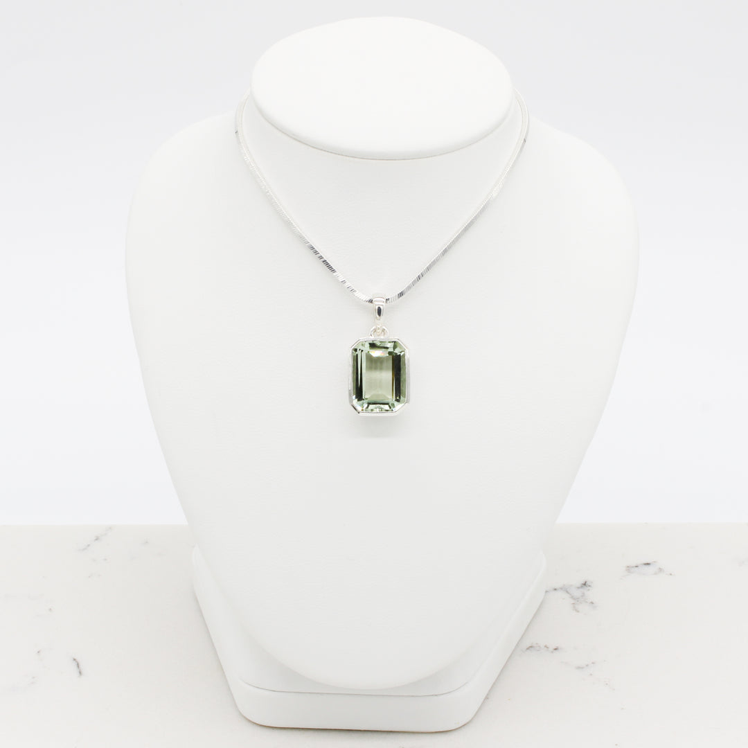 Green Amethyst Pendant