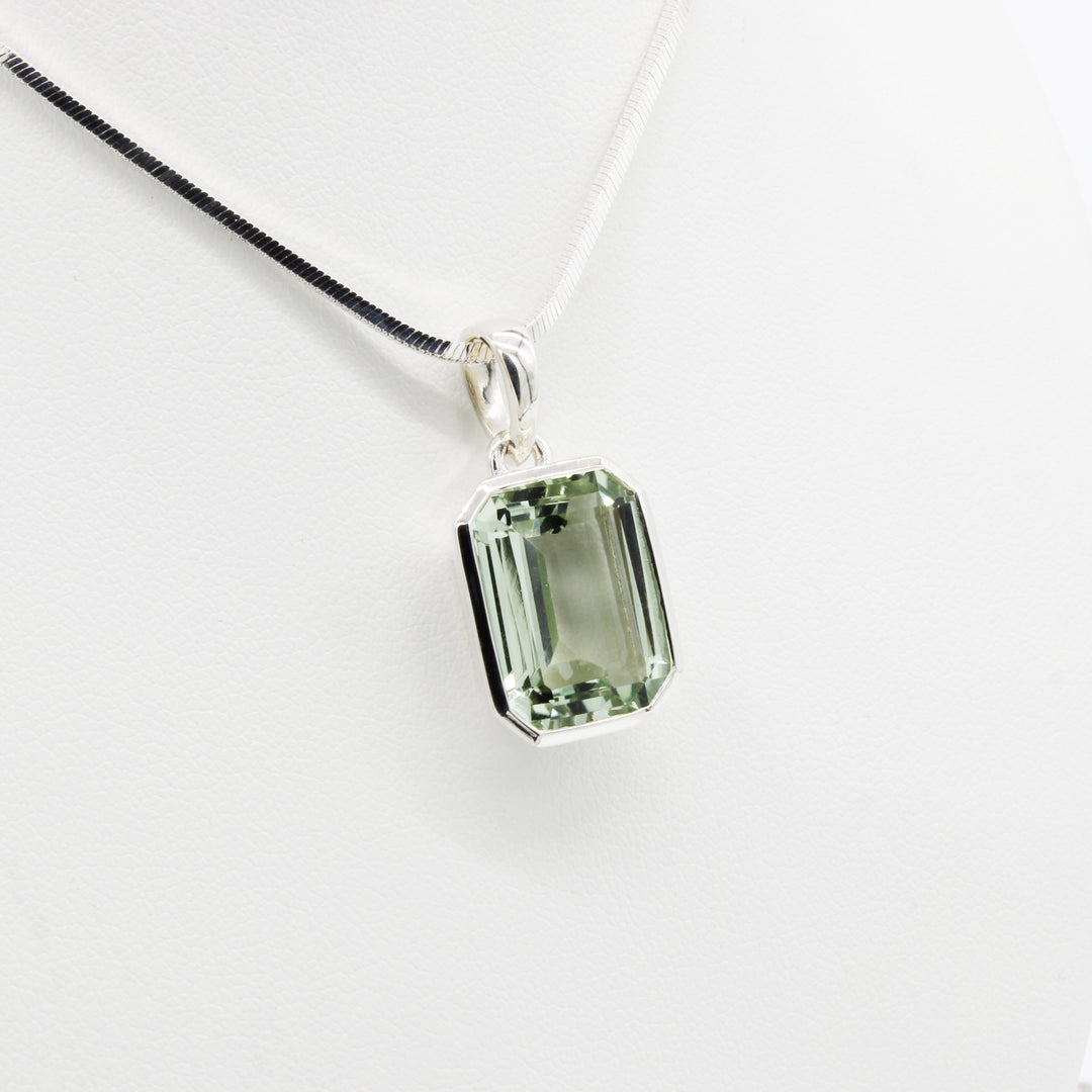 Green Amethyst Pendant