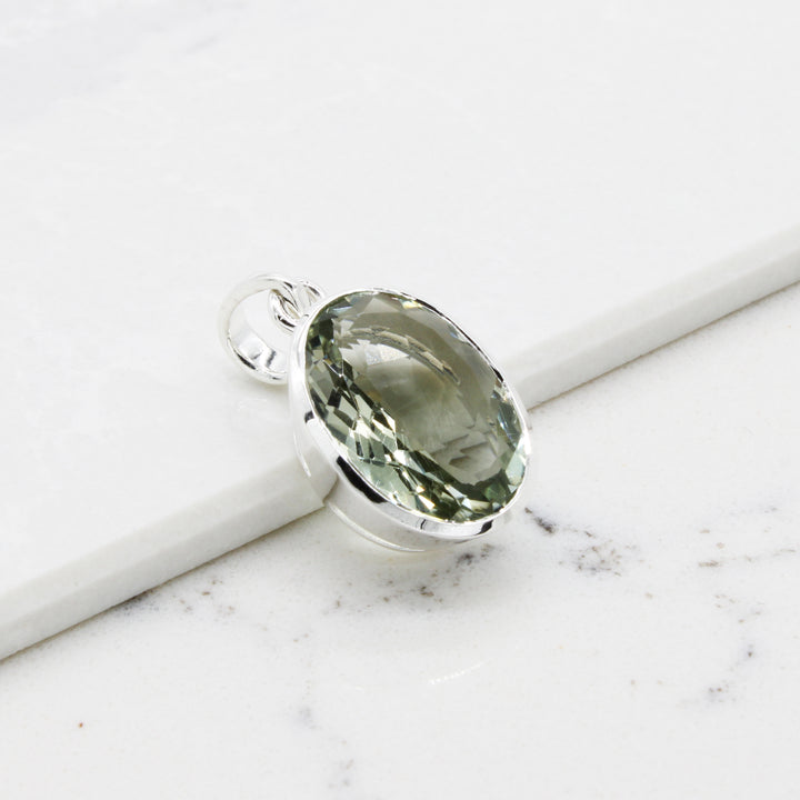 Green Amethyst Pendant