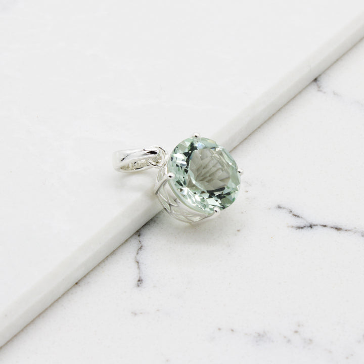 Green Amethyst Pendant