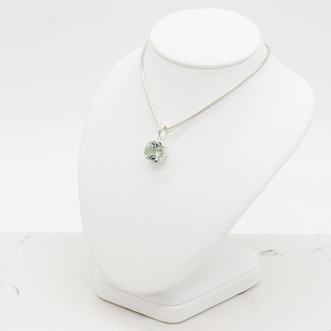 Green Amethyst Pendant