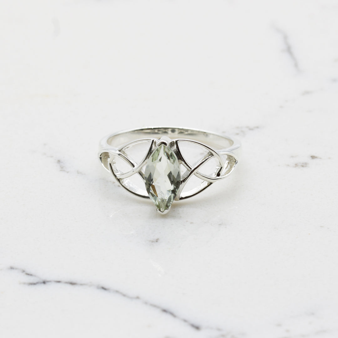 Green Amethyst Ring