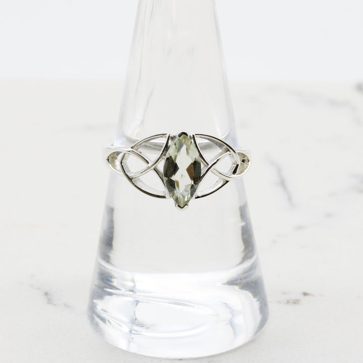 Green Amethyst Ring