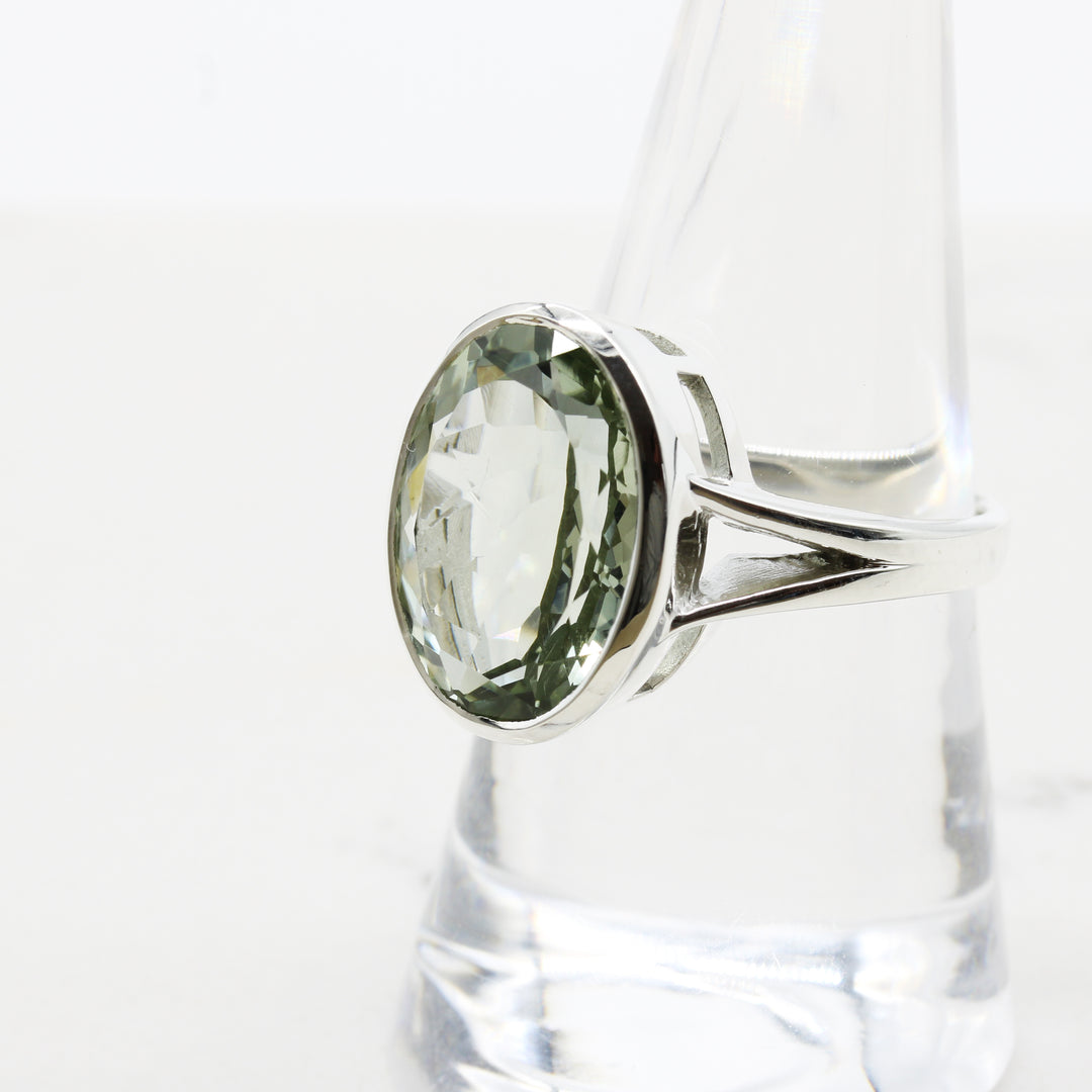 Green Amethyst Ring