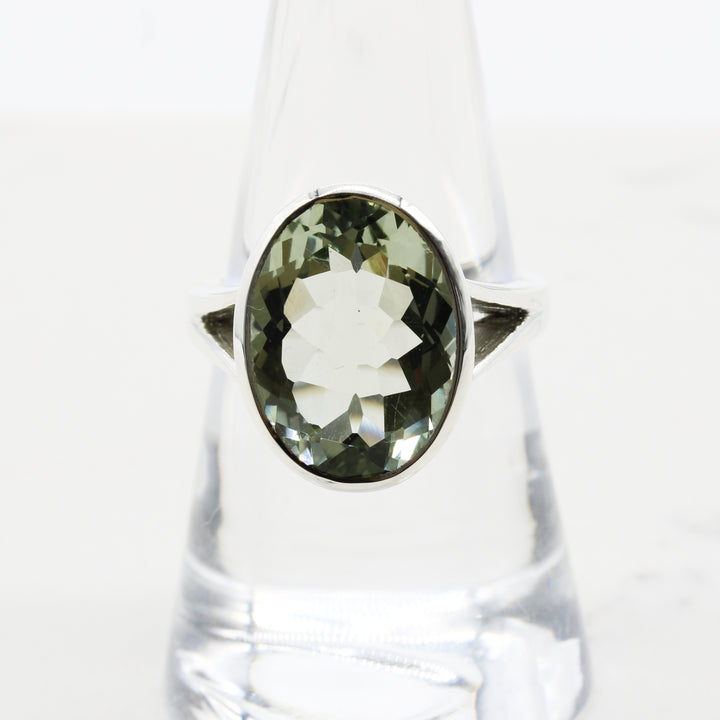 Green Amethyst Ring