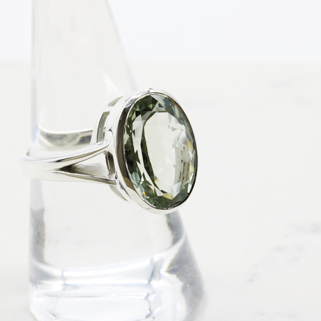 Green Amethyst Ring