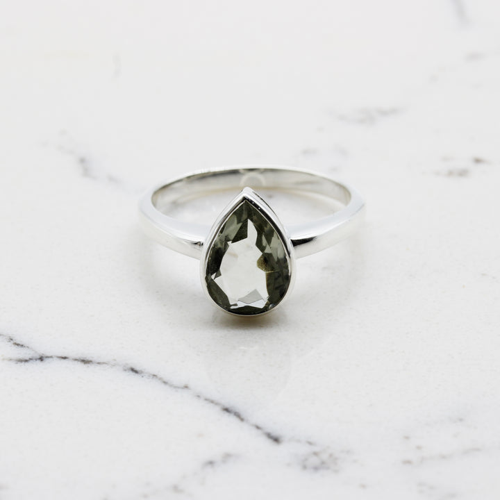 Green Amethyst Ring