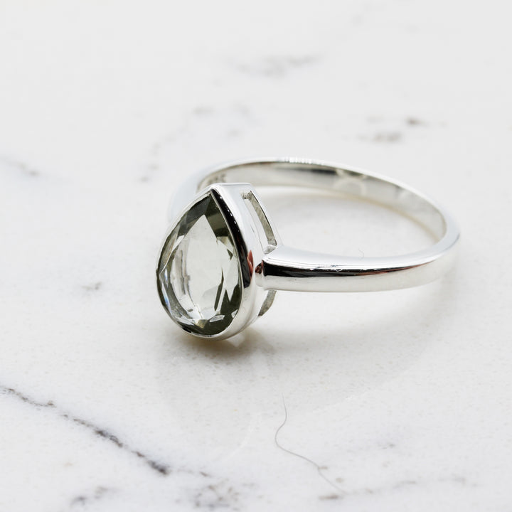 Green Amethyst Ring