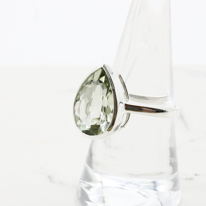 Green Amethyst Ring