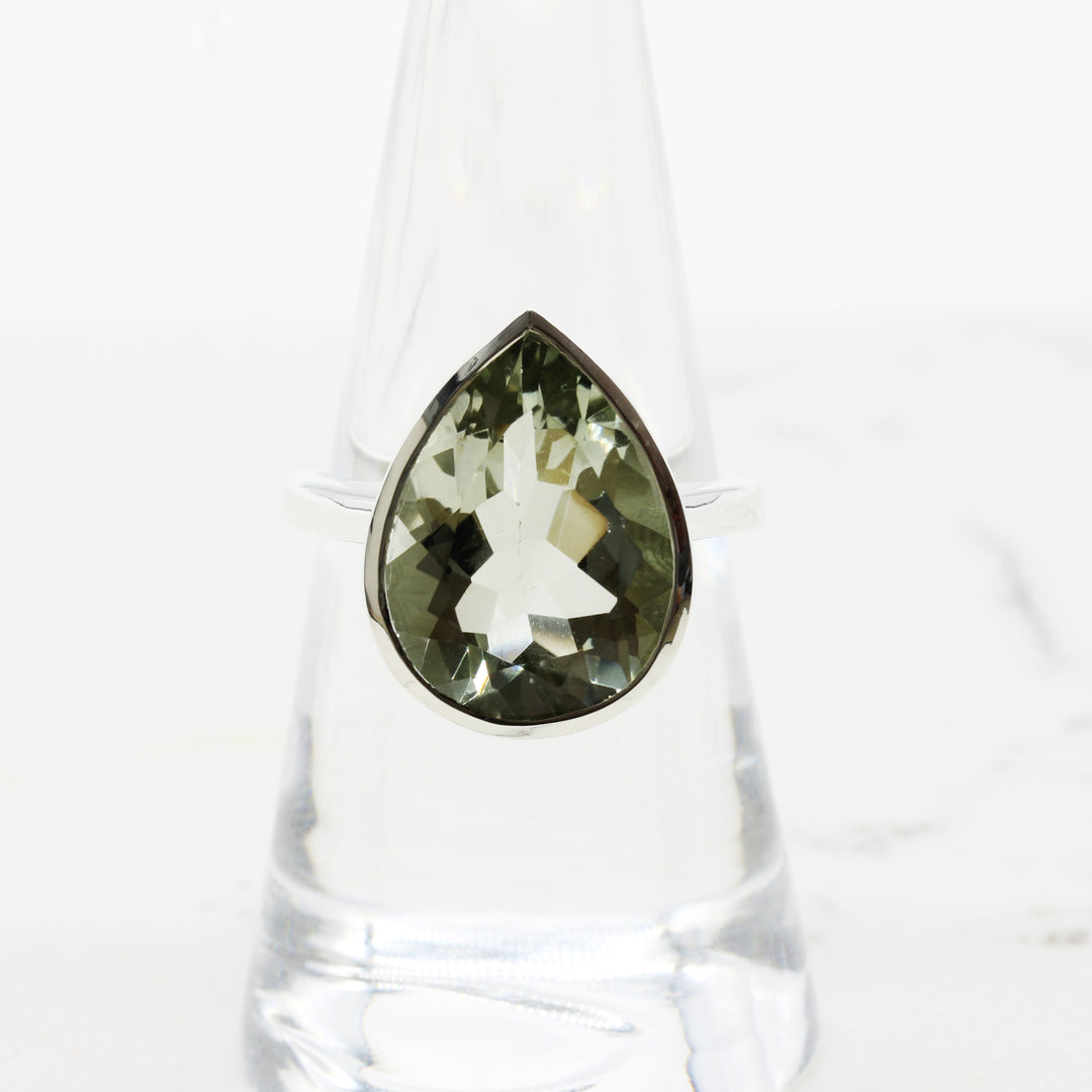 Green Amethyst Ring