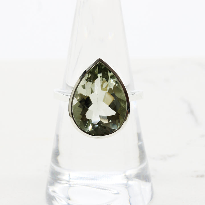 Green Amethyst Ring