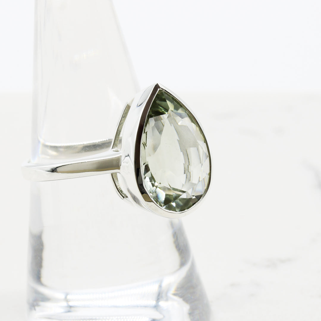 Green Amethyst Ring