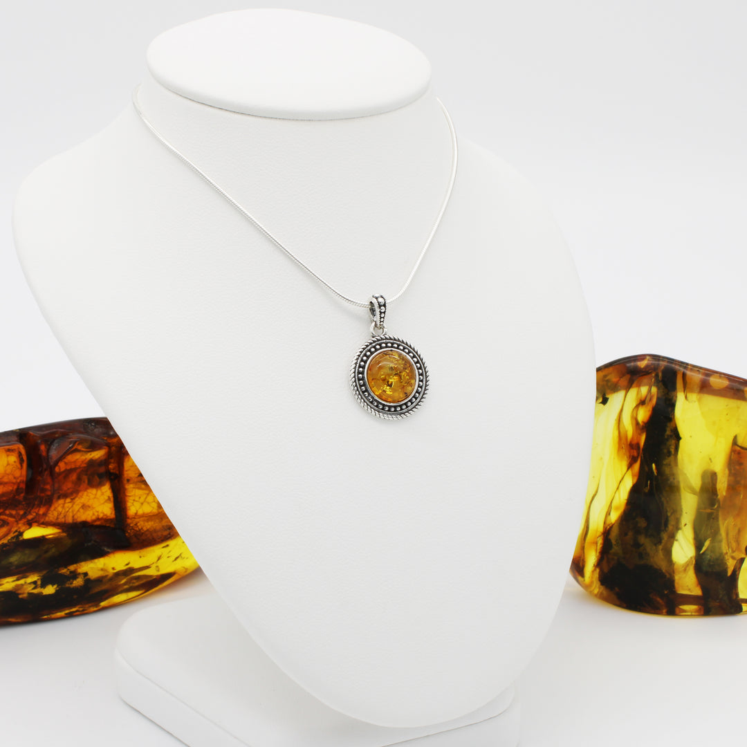 Cognac Amber Pendant