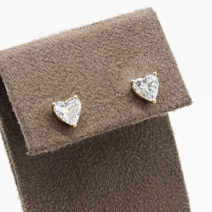 1.50ct Lab-Grown Diamond Heart Studs