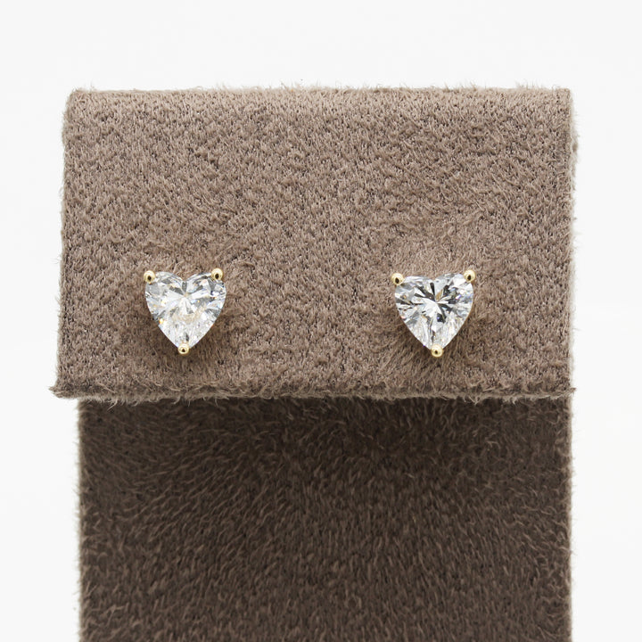 1.50ct Lab-Grown Diamond Heart Studs