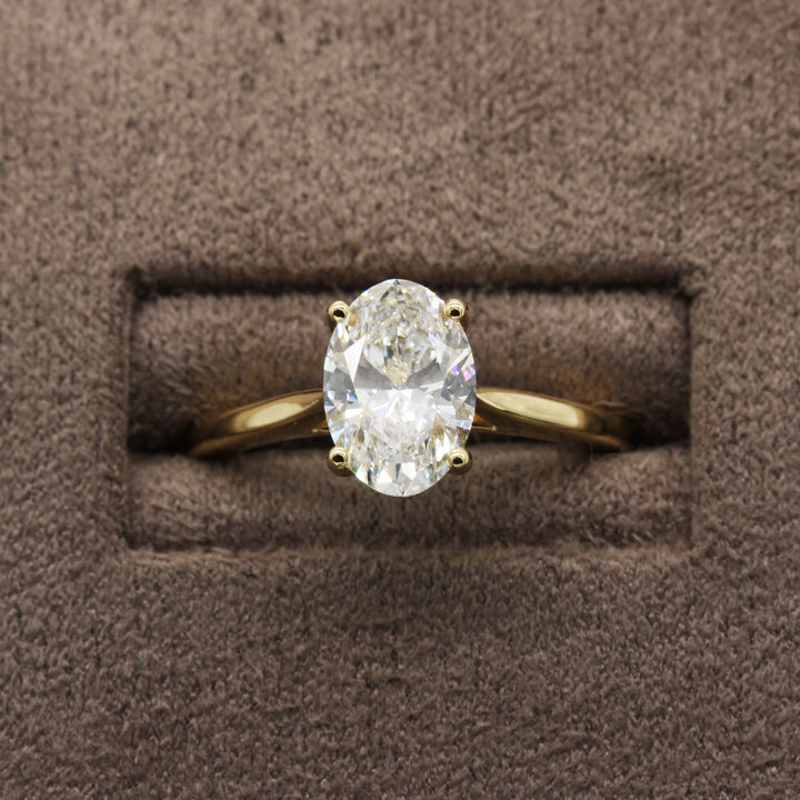 1.57ct Lab-Grown Diamond Oval Ring